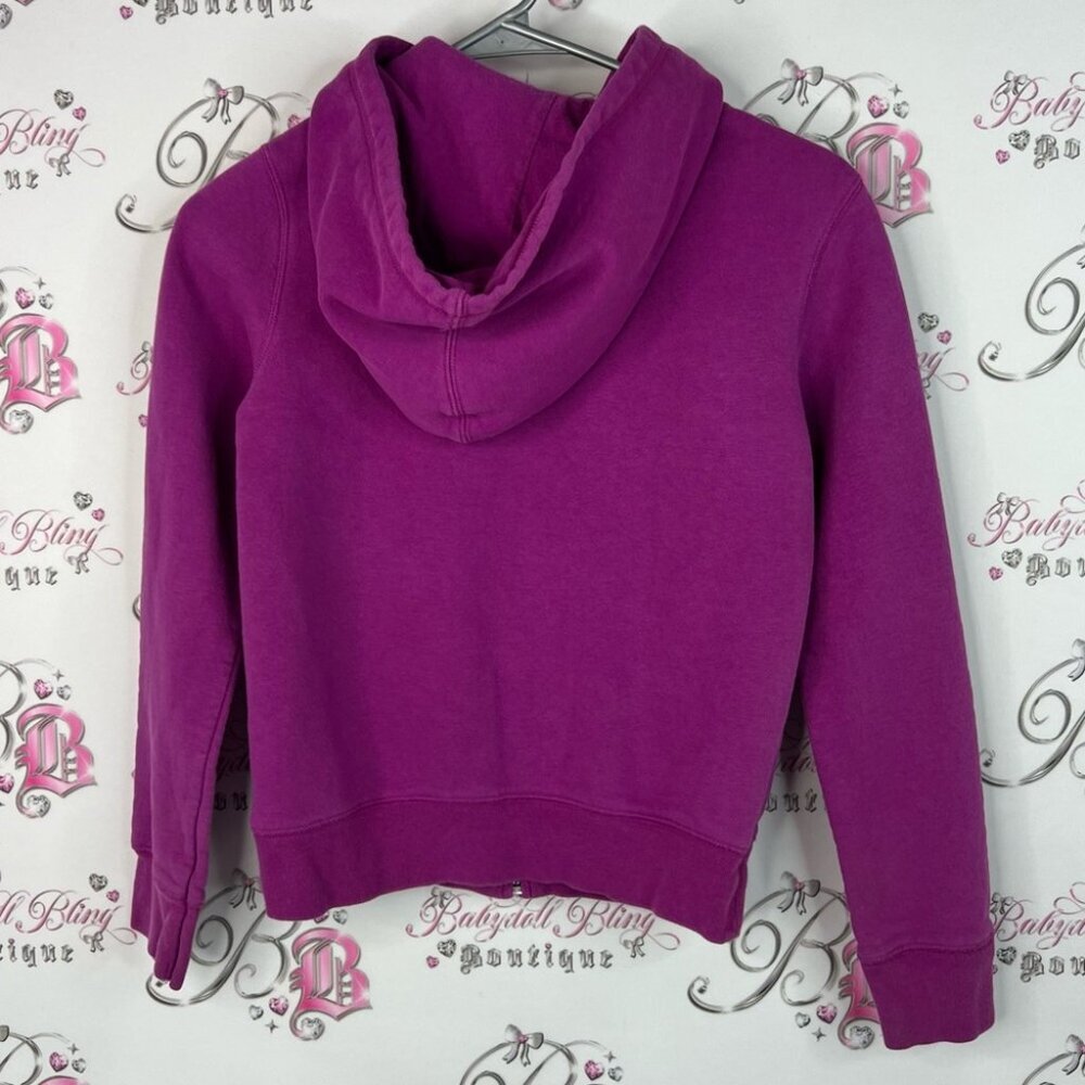 GAP sweater hoodie shiny logo purple Kids Magenta Hoodie - Picture 2 of 7